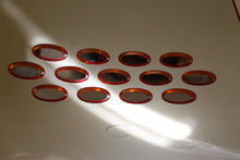 Load image into Gallery viewer, ORIGINAL CALLIGARIS VINTAGE ORANGE/ WHITE MODEL JAM CHAIR