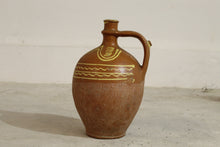 Load image into Gallery viewer, TERRACOTTA WATER JUG WITH YELLOW DETAILS
