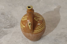 Load image into Gallery viewer, TERRACOTTA WATER JUG WITH YELLOW DETAILS
