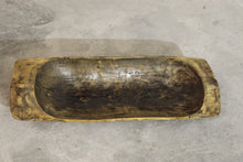 Load image into Gallery viewer, PRIMITIVE ANTIQUE WOODEN DOUGH BOWL
