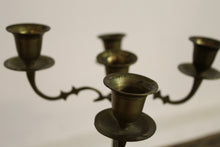 Load image into Gallery viewer, BRASS CANDLE HOLDER PERFECT FOR 5 CANDLES
