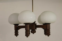 Load image into Gallery viewer, VINTAGE FROSTED GLASS PENDANT LIGHT
