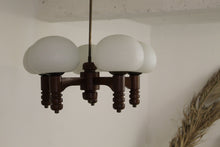 Load image into Gallery viewer, VINTAGE FROSTED GLASS PENDANT LIGHT
